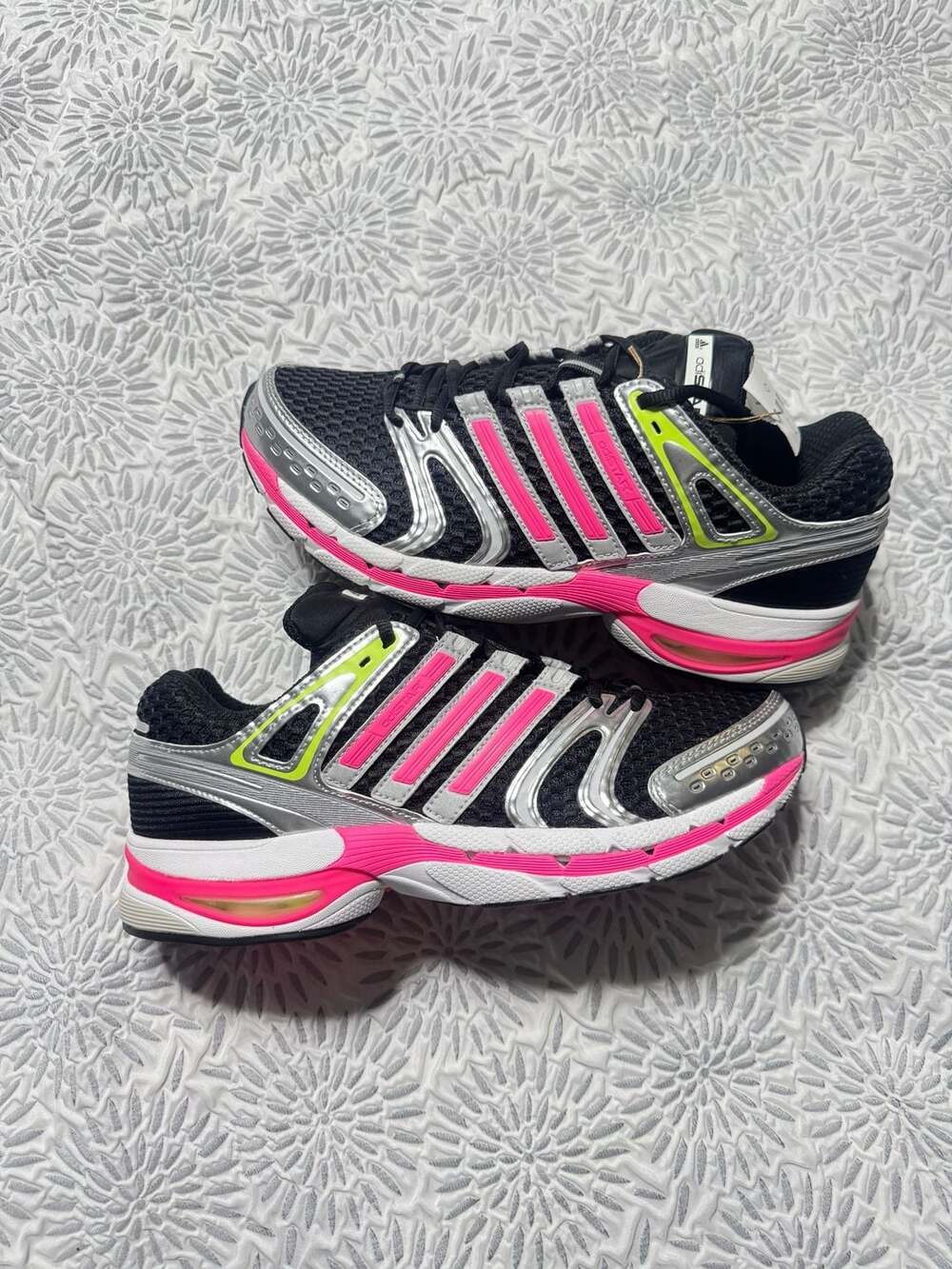 Adidas Adistar Control 5 Pink Black Lace Up Sneakers JS0041 Men's Size 10